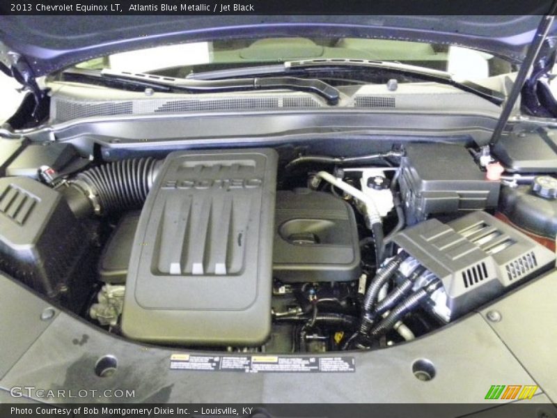 Atlantis Blue Metallic / Jet Black 2013 Chevrolet Equinox LT