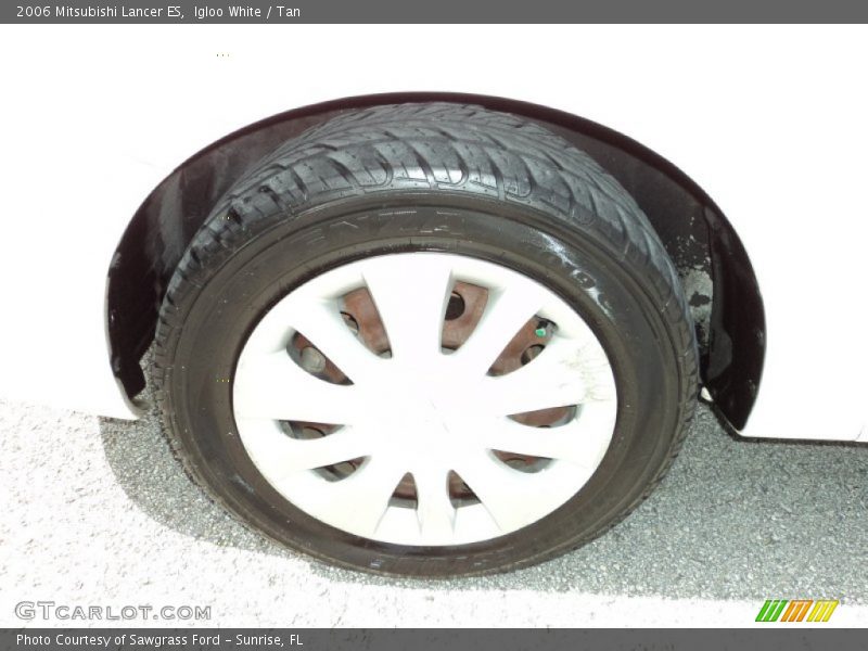 Igloo White / Tan 2006 Mitsubishi Lancer ES