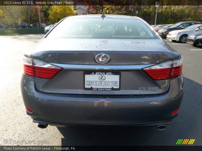 Nebula Gray Pearl / Black 2013 Lexus ES 350