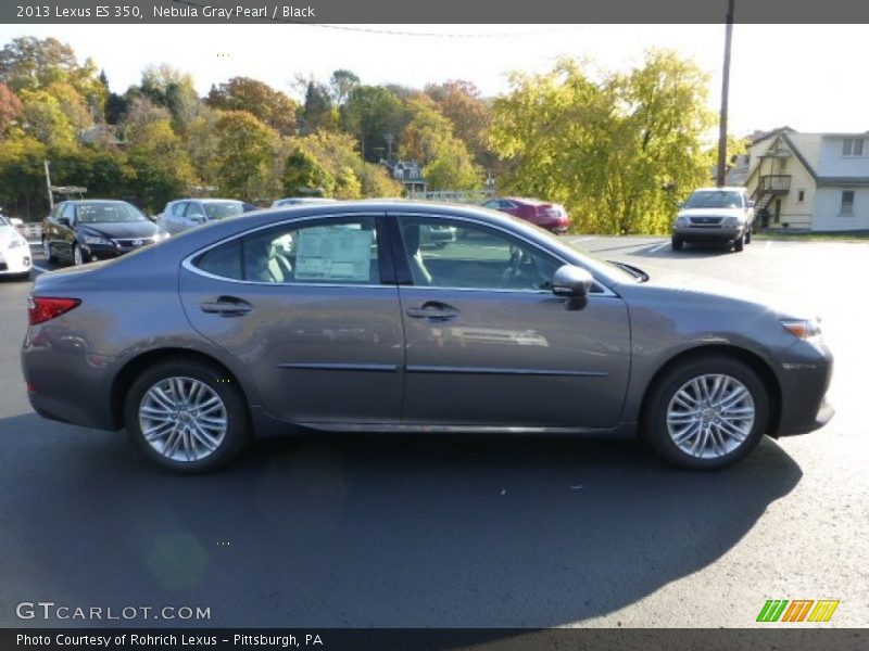 Nebula Gray Pearl / Black 2013 Lexus ES 350