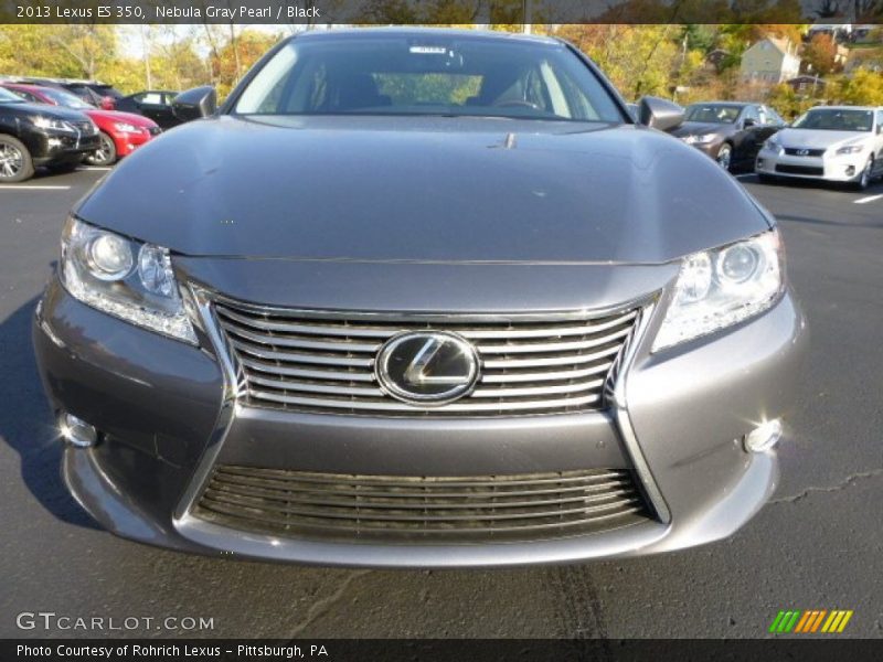 Nebula Gray Pearl / Black 2013 Lexus ES 350