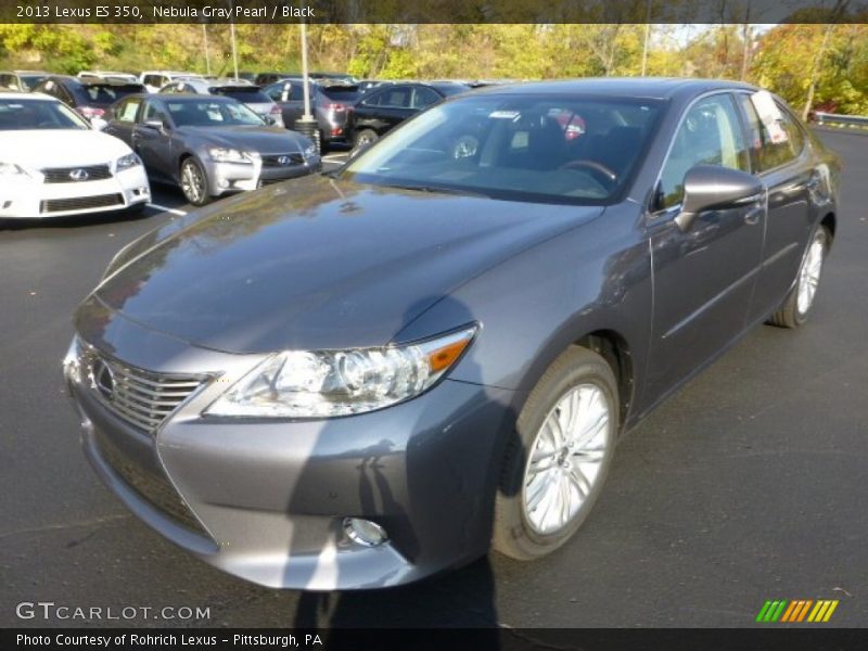 Nebula Gray Pearl / Black 2013 Lexus ES 350