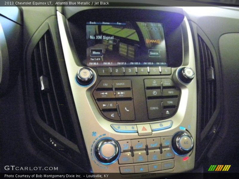 Atlantis Blue Metallic / Jet Black 2013 Chevrolet Equinox LT