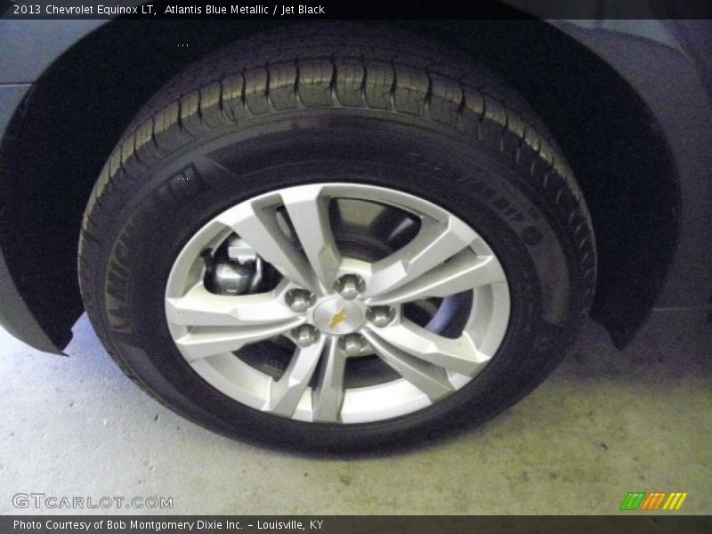Atlantis Blue Metallic / Jet Black 2013 Chevrolet Equinox LT