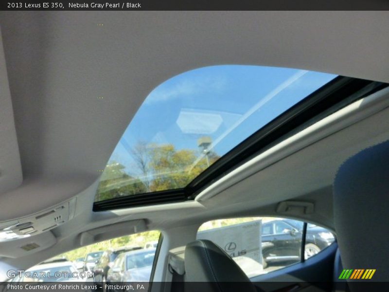Nebula Gray Pearl / Black 2013 Lexus ES 350