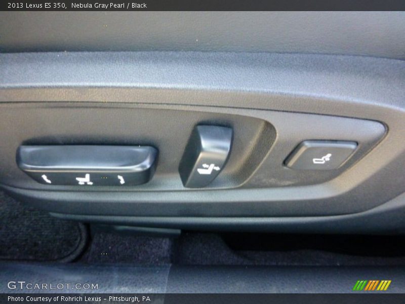 Nebula Gray Pearl / Black 2013 Lexus ES 350