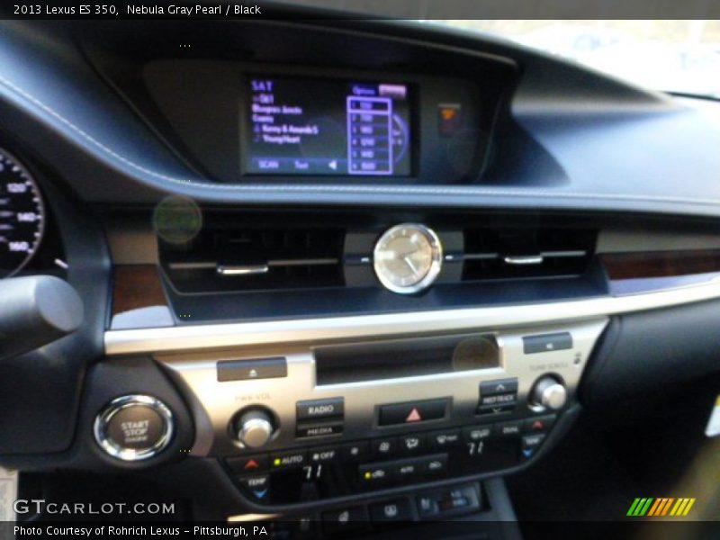 Nebula Gray Pearl / Black 2013 Lexus ES 350