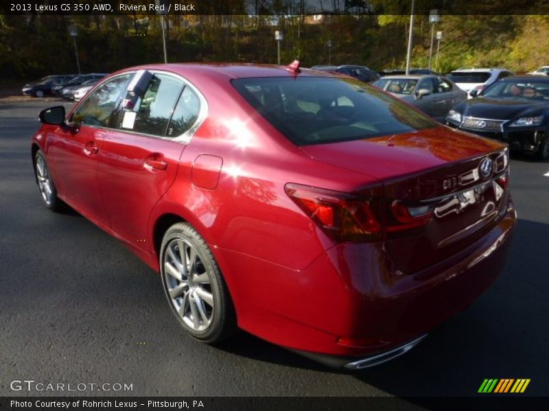 Riviera Red / Black 2013 Lexus GS 350 AWD