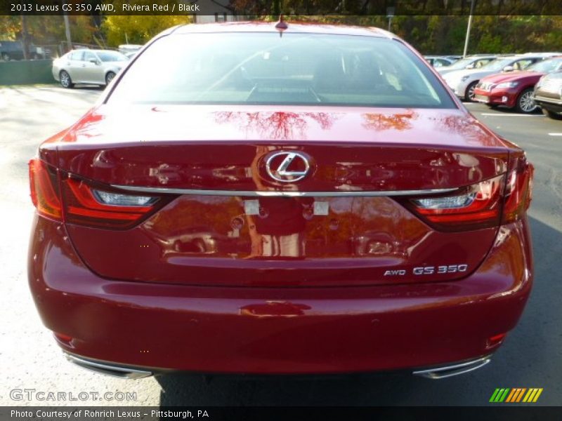 Riviera Red / Black 2013 Lexus GS 350 AWD