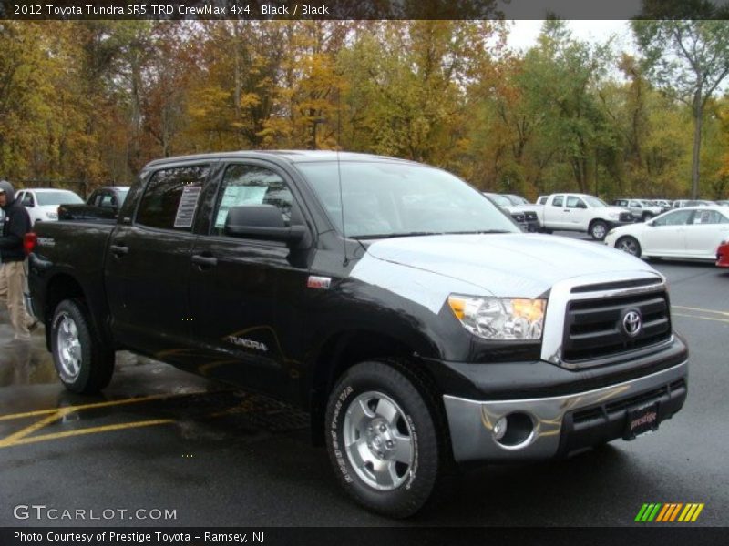 Black / Black 2012 Toyota Tundra SR5 TRD CrewMax 4x4
