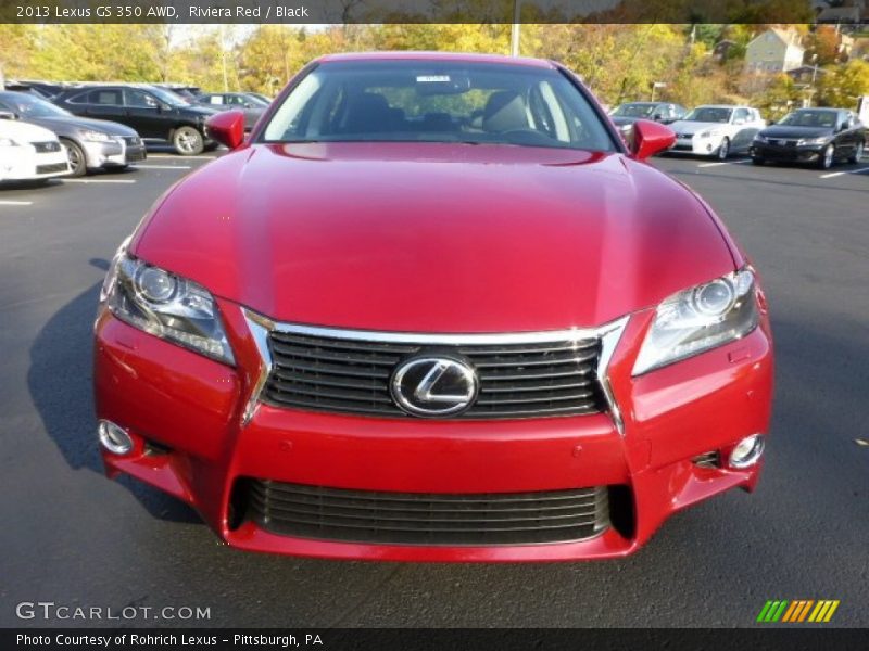 Riviera Red / Black 2013 Lexus GS 350 AWD