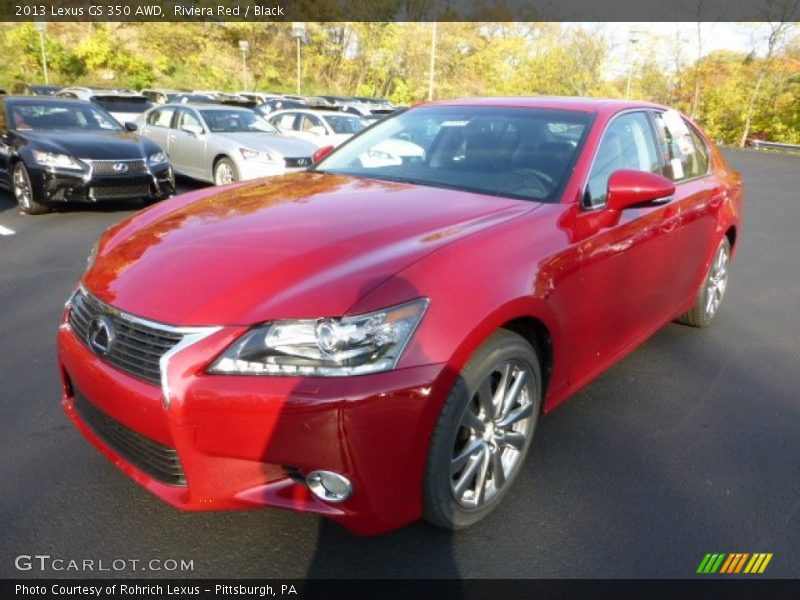Riviera Red / Black 2013 Lexus GS 350 AWD
