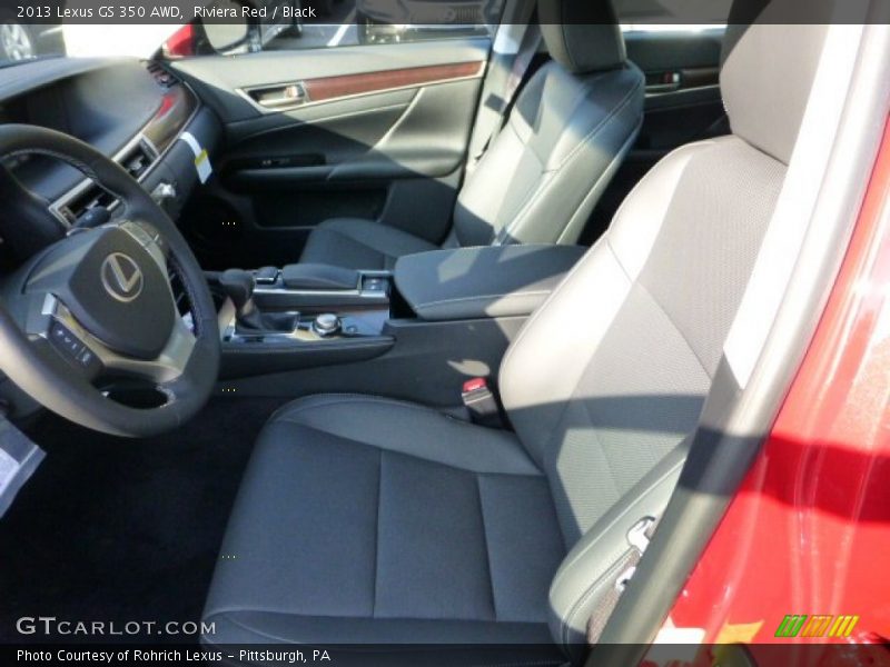 Riviera Red / Black 2013 Lexus GS 350 AWD