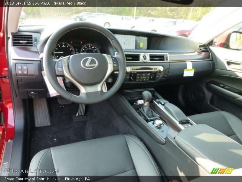 Riviera Red / Black 2013 Lexus GS 350 AWD