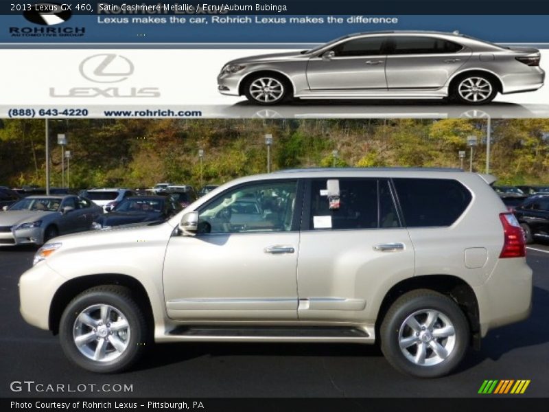 Satin Cashmere Metallic / Ecru/Auburn Bubinga 2013 Lexus GX 460