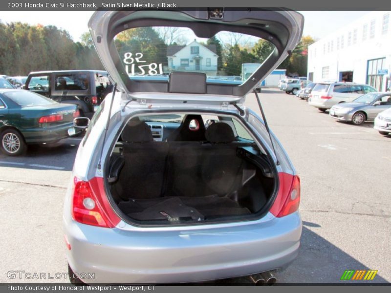 Satin Silver Metallic / Black 2003 Honda Civic Si Hatchback