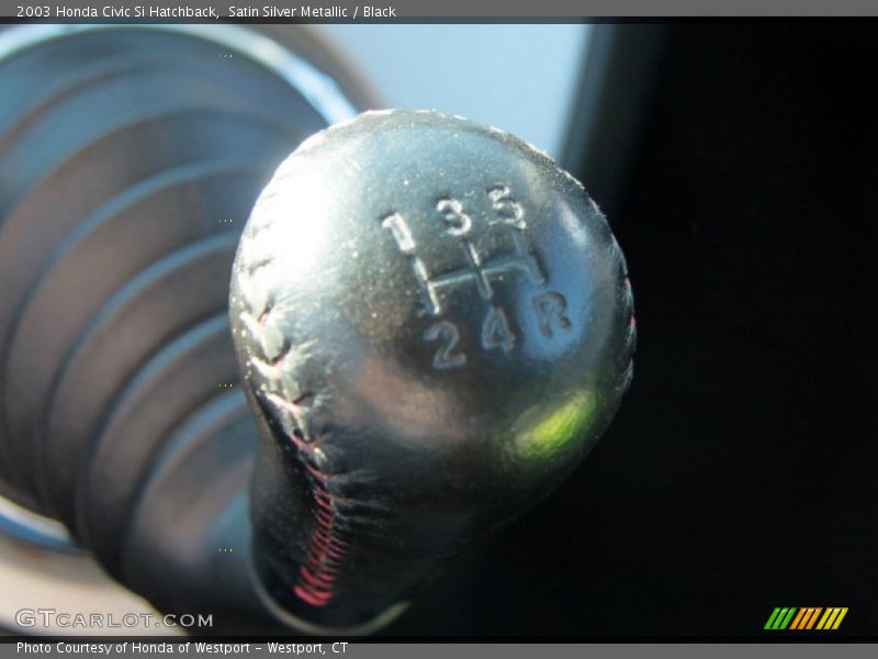 Satin Silver Metallic / Black 2003 Honda Civic Si Hatchback