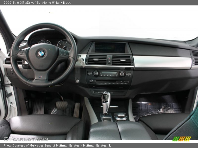 Alpine White / Black 2009 BMW X5 xDrive48i