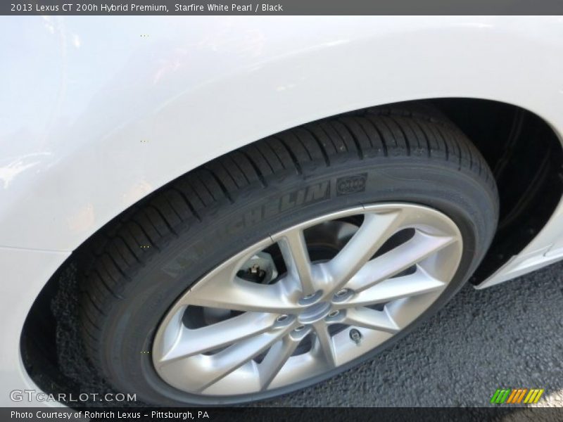 Starfire White Pearl / Black 2013 Lexus CT 200h Hybrid Premium