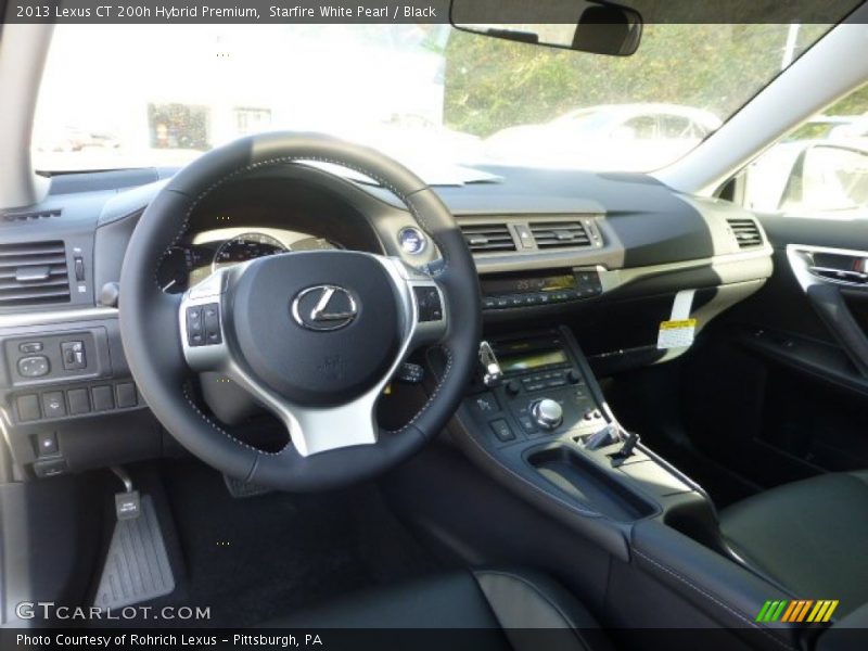 Dashboard of 2013 CT 200h Hybrid Premium