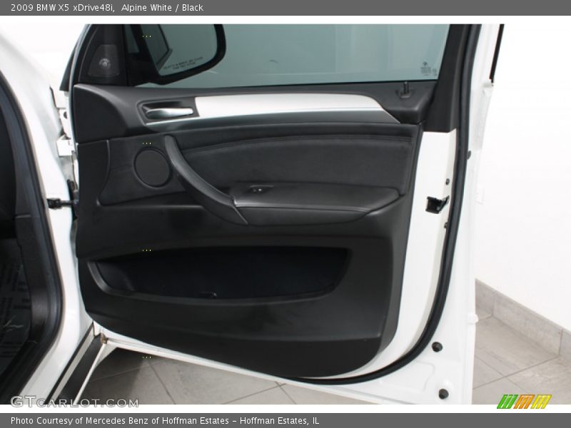 Alpine White / Black 2009 BMW X5 xDrive48i