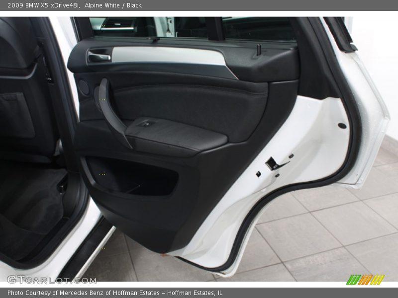 Alpine White / Black 2009 BMW X5 xDrive48i