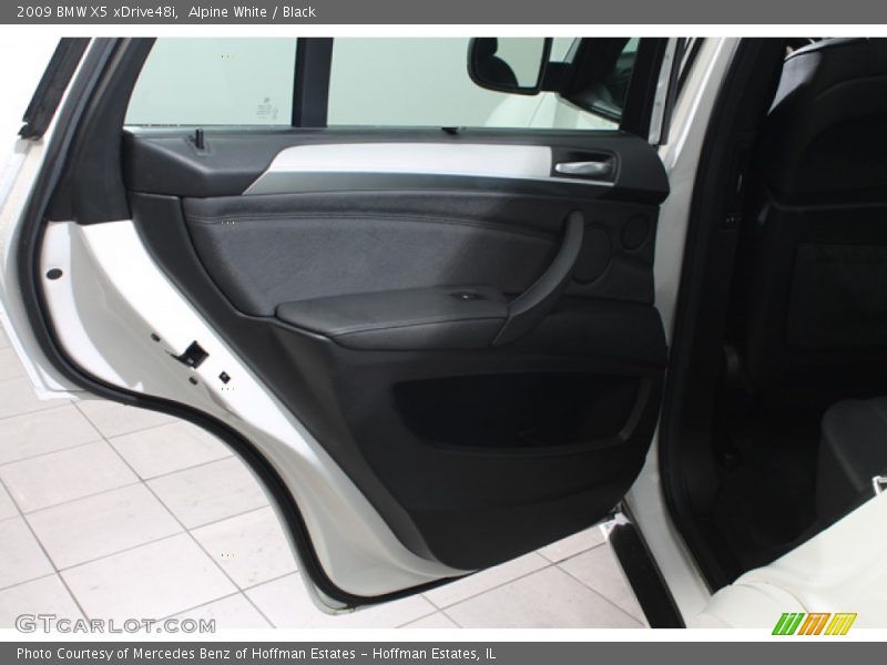 Alpine White / Black 2009 BMW X5 xDrive48i