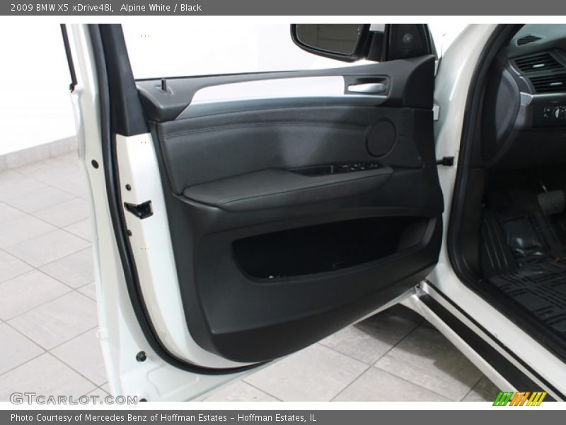 Alpine White / Black 2009 BMW X5 xDrive48i