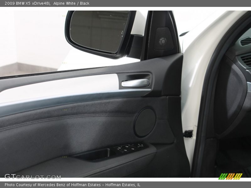 Alpine White / Black 2009 BMW X5 xDrive48i