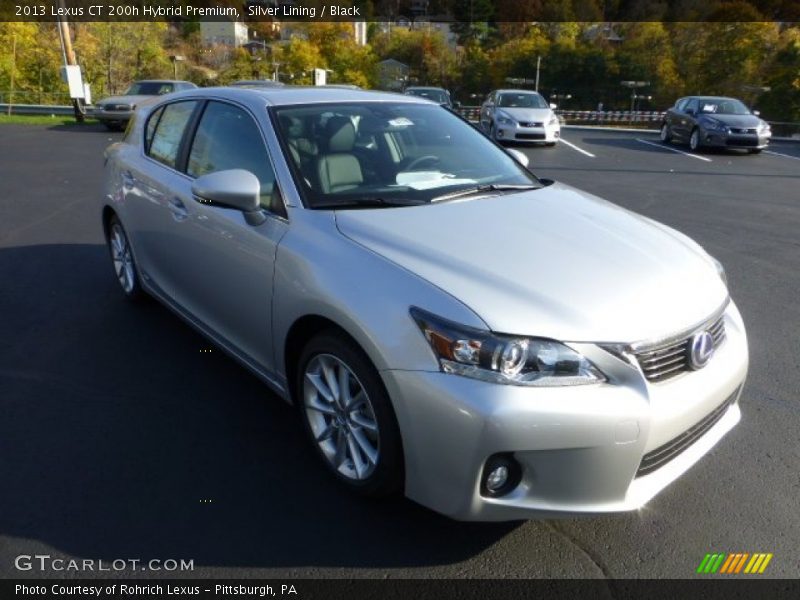 Front 3/4 View of 2013 CT 200h Hybrid Premium