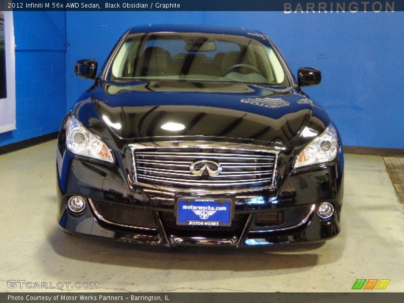 Black Obsidian / Graphite 2012 Infiniti M 56x AWD Sedan