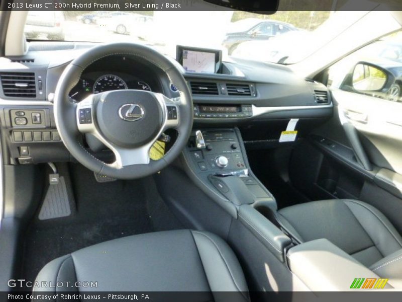 Black Interior - 2013 CT 200h Hybrid Premium 