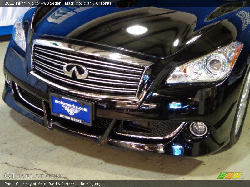 Black Obsidian / Graphite 2012 Infiniti M 56x AWD Sedan