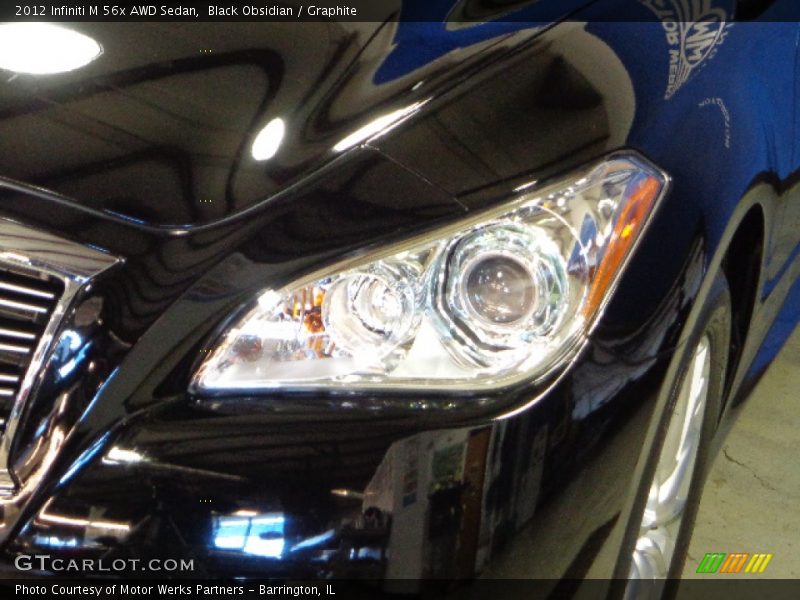 Black Obsidian / Graphite 2012 Infiniti M 56x AWD Sedan