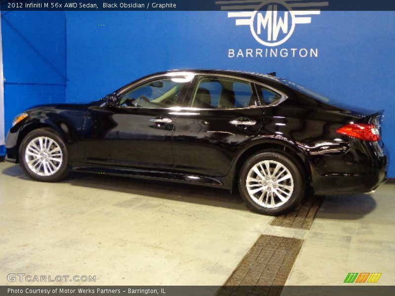 Black Obsidian / Graphite 2012 Infiniti M 56x AWD Sedan