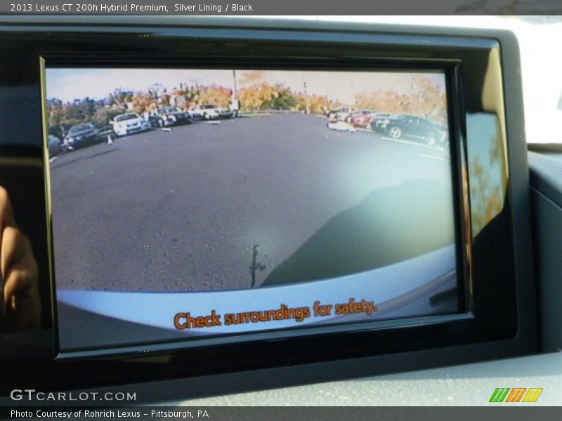 Silver Lining / Black 2013 Lexus CT 200h Hybrid Premium