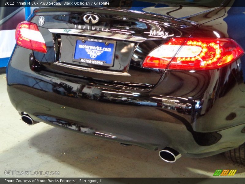 Black Obsidian / Graphite 2012 Infiniti M 56x AWD Sedan