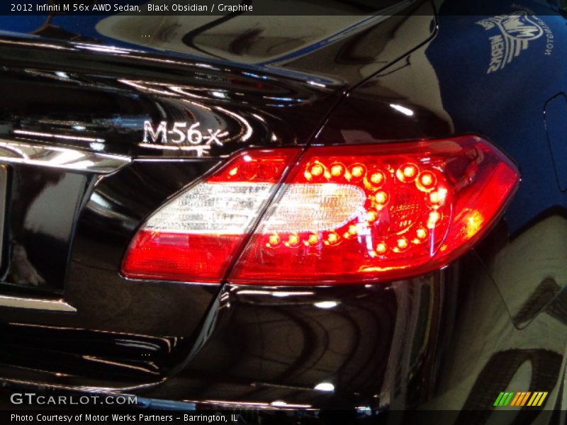Black Obsidian / Graphite 2012 Infiniti M 56x AWD Sedan