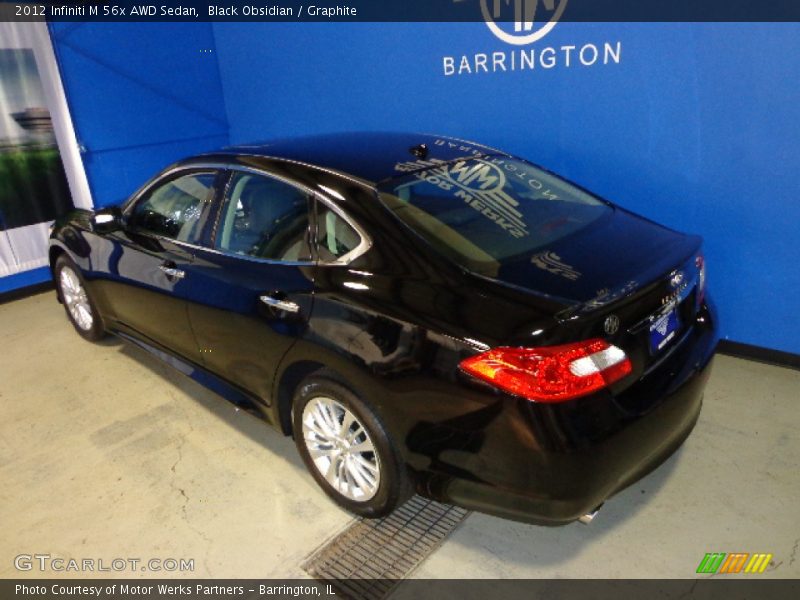 Black Obsidian / Graphite 2012 Infiniti M 56x AWD Sedan