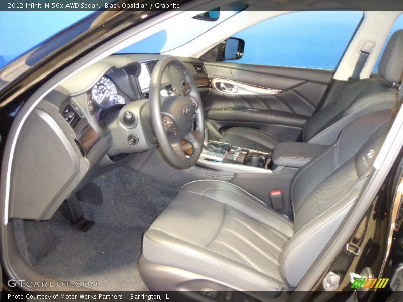  2012 M 56x AWD Sedan Graphite Interior