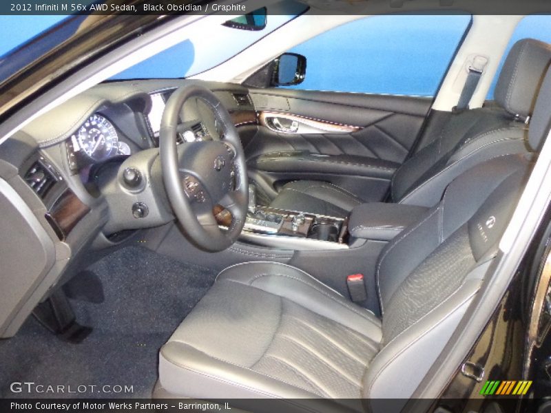  2012 M 56x AWD Sedan Graphite Interior