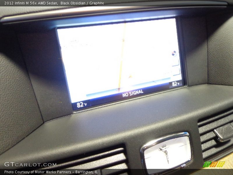 Black Obsidian / Graphite 2012 Infiniti M 56x AWD Sedan