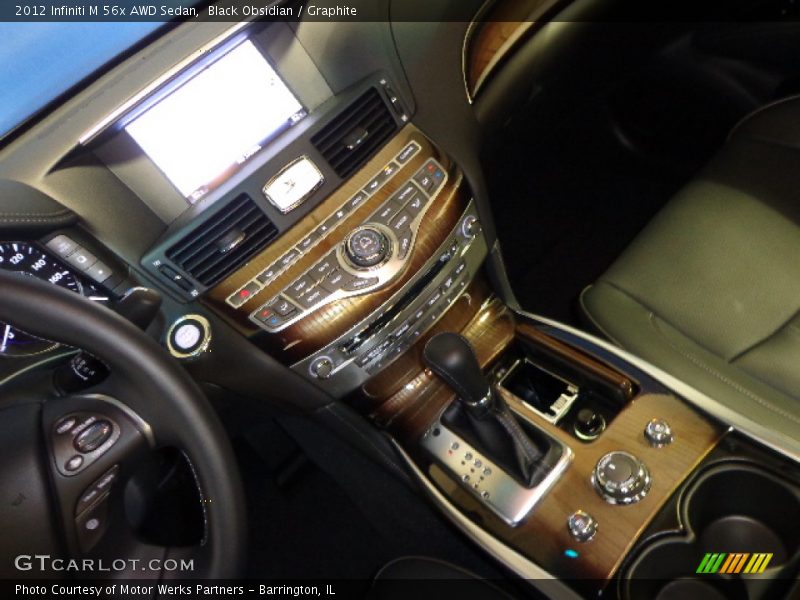 Controls of 2012 M 56x AWD Sedan