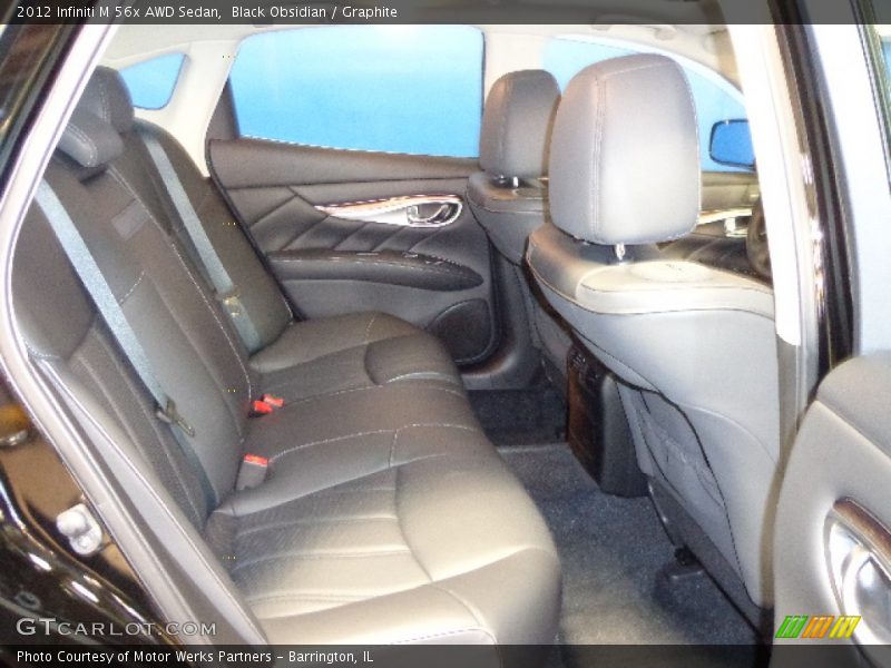  2012 M 56x AWD Sedan Graphite Interior