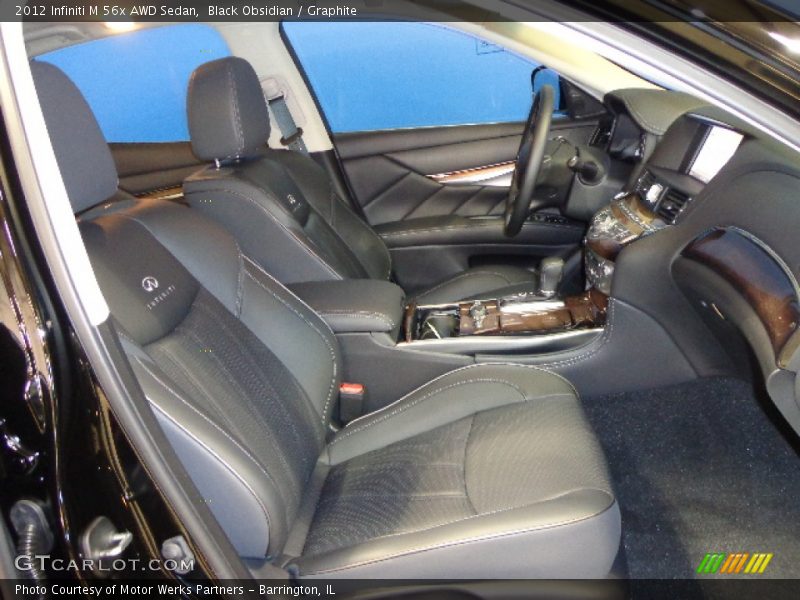  2012 M 56x AWD Sedan Graphite Interior