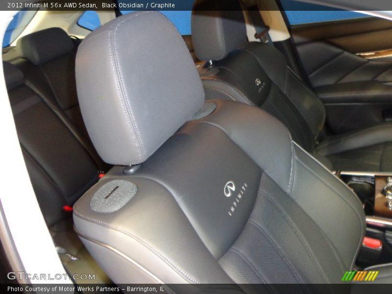 Front Seat of 2012 M 56x AWD Sedan