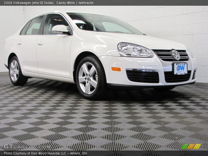 Candy White / Anthracite 2009 Volkswagen Jetta SE Sedan