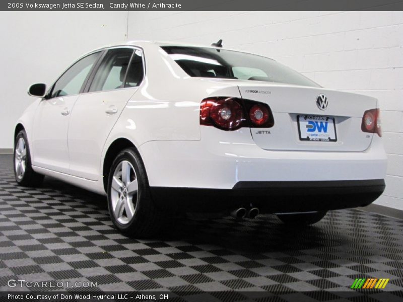 Candy White / Anthracite 2009 Volkswagen Jetta SE Sedan