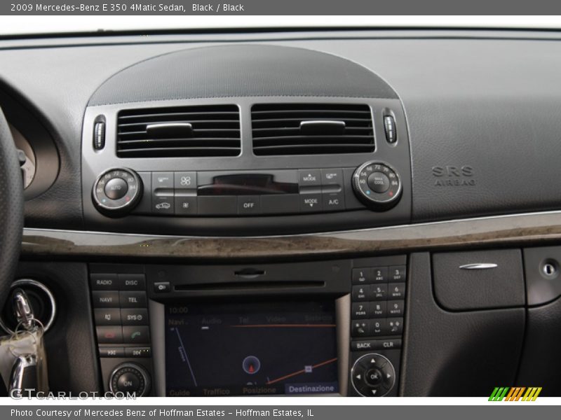 Black / Black 2009 Mercedes-Benz E 350 4Matic Sedan