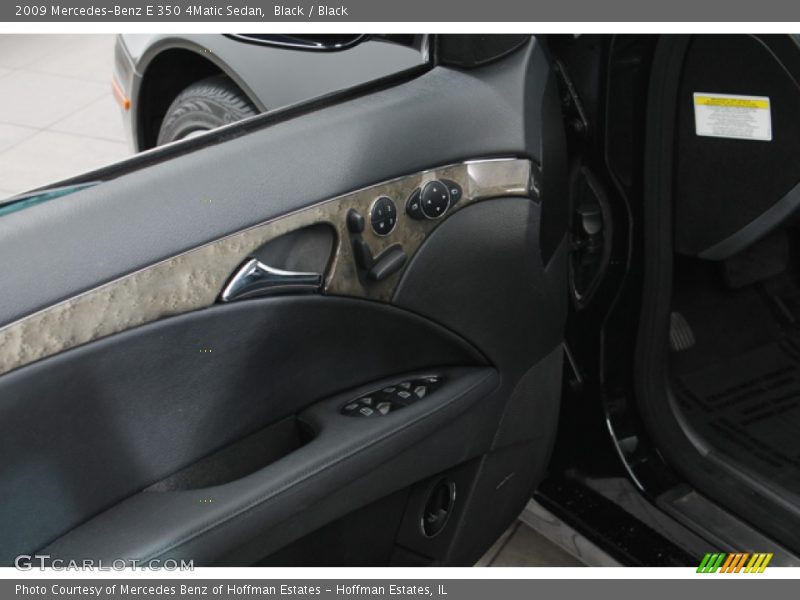 Black / Black 2009 Mercedes-Benz E 350 4Matic Sedan